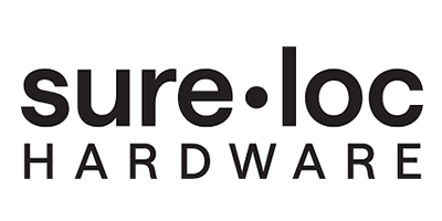 Sure-loc Hardware logo in black text on a white background.