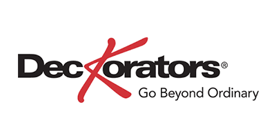 Decorators logo with red 