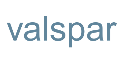 Valspar logo in teal font.
