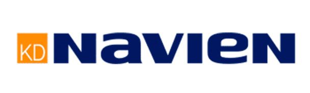 Navien logo with orange square containing 