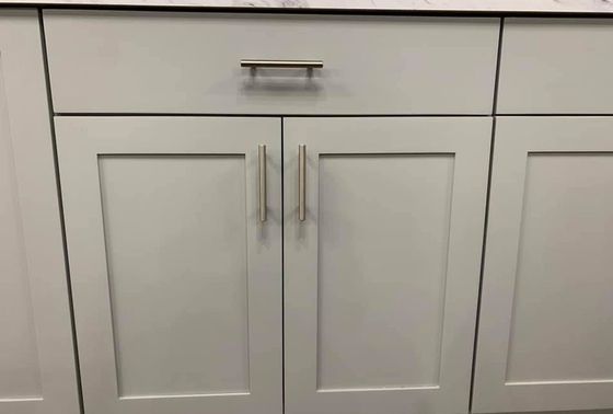 light gray cabinet