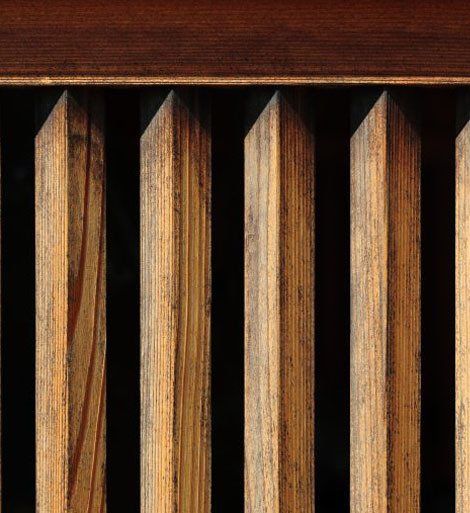 wood grille