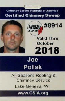 Certified Chimney Sweep - Joe Pollak