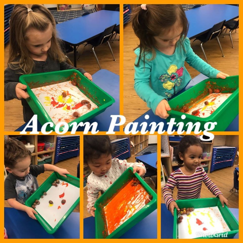 Acorn painting activity
