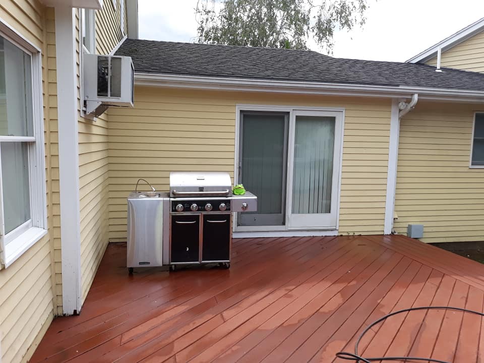 Deck cleaning