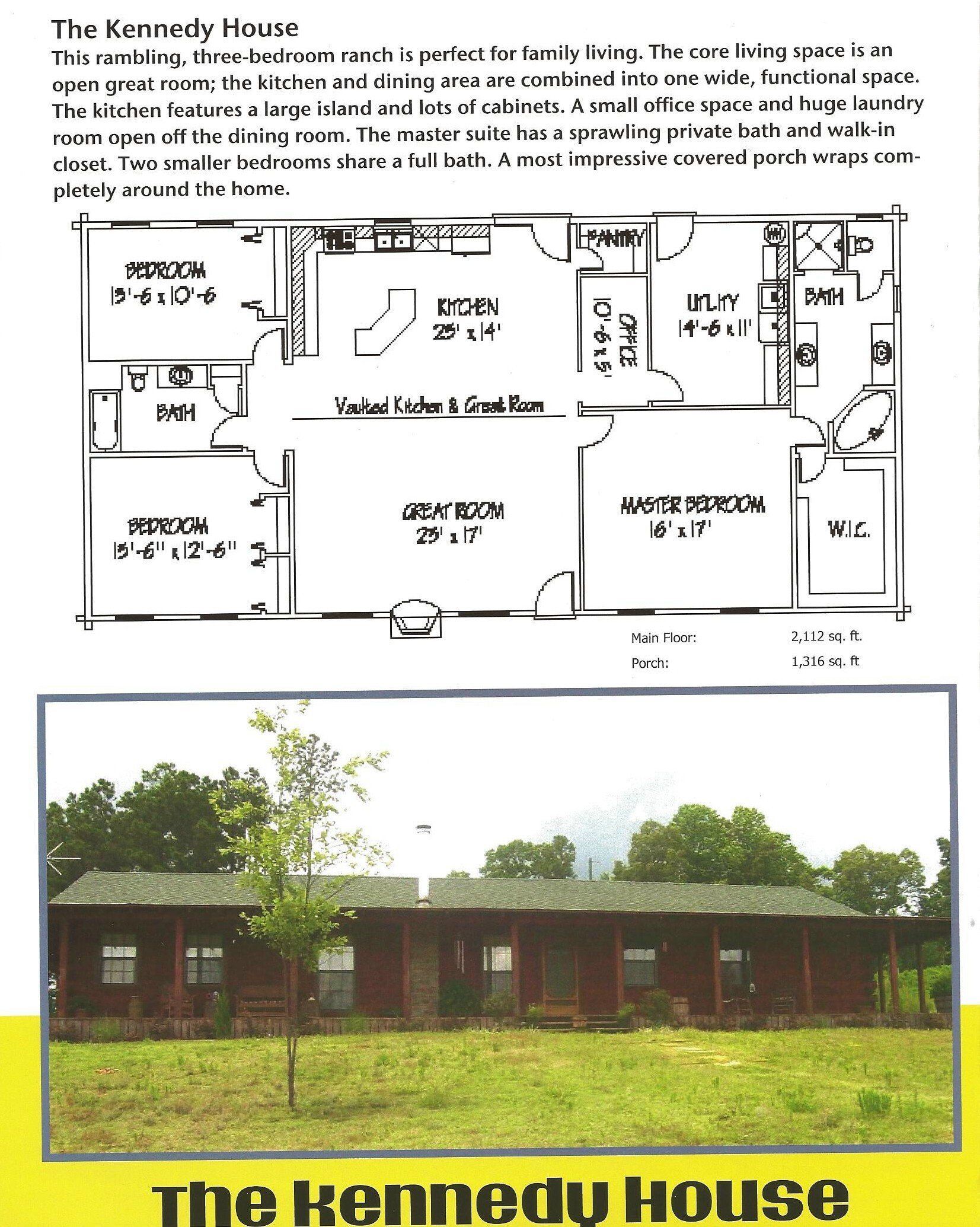floor plans for the kennedy house