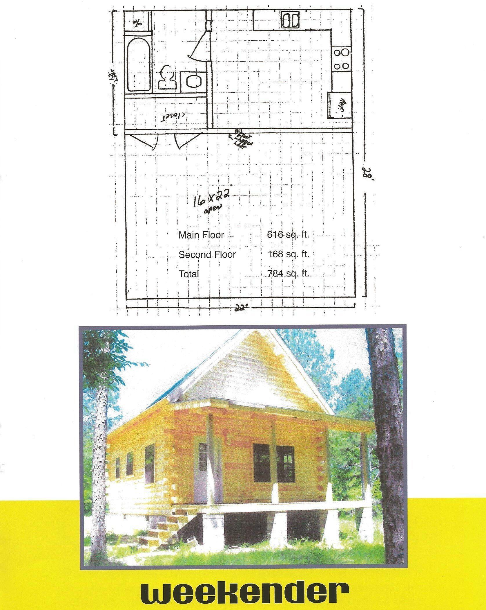 floor plans for the weekender home