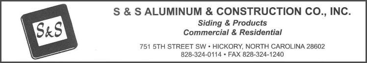S & S Aluminum & Construction Co, Inc Logo