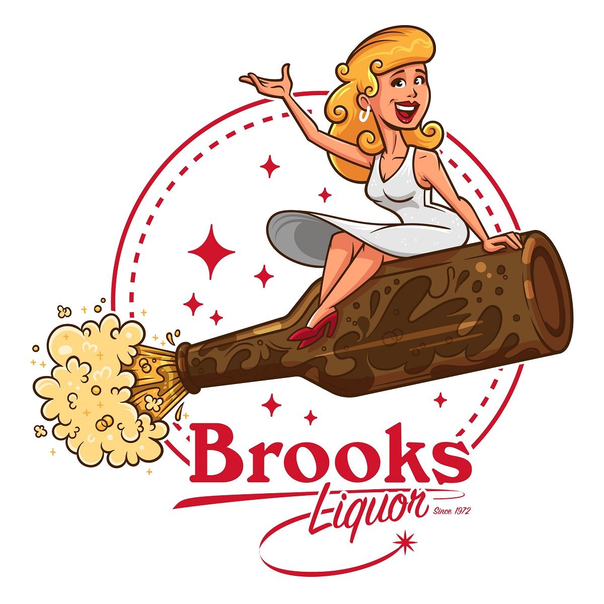 Brooks Retail Liquor Store - Logo
