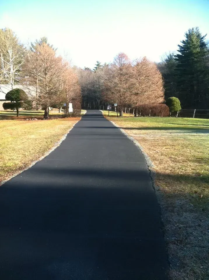 Asphalt driveway