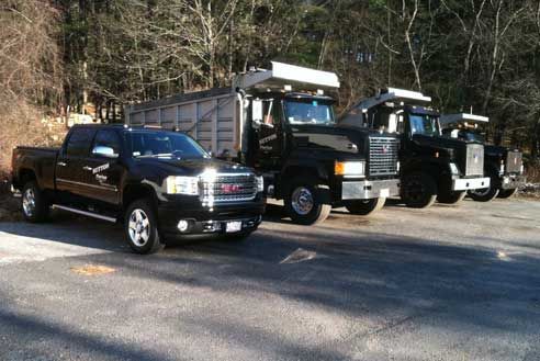 Service vehicle and trucks