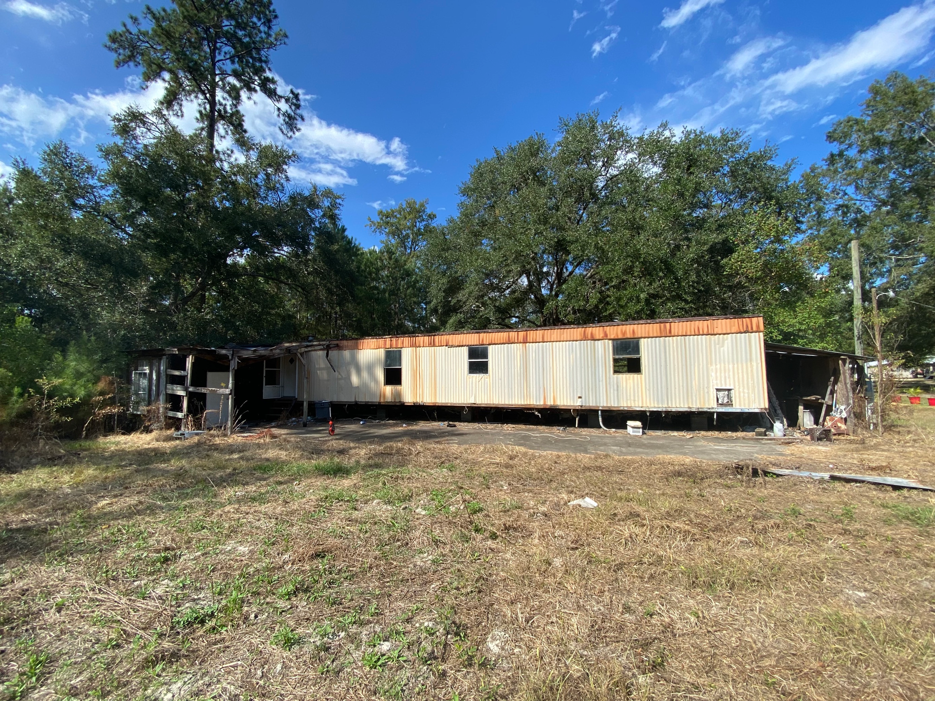 completed demolition work