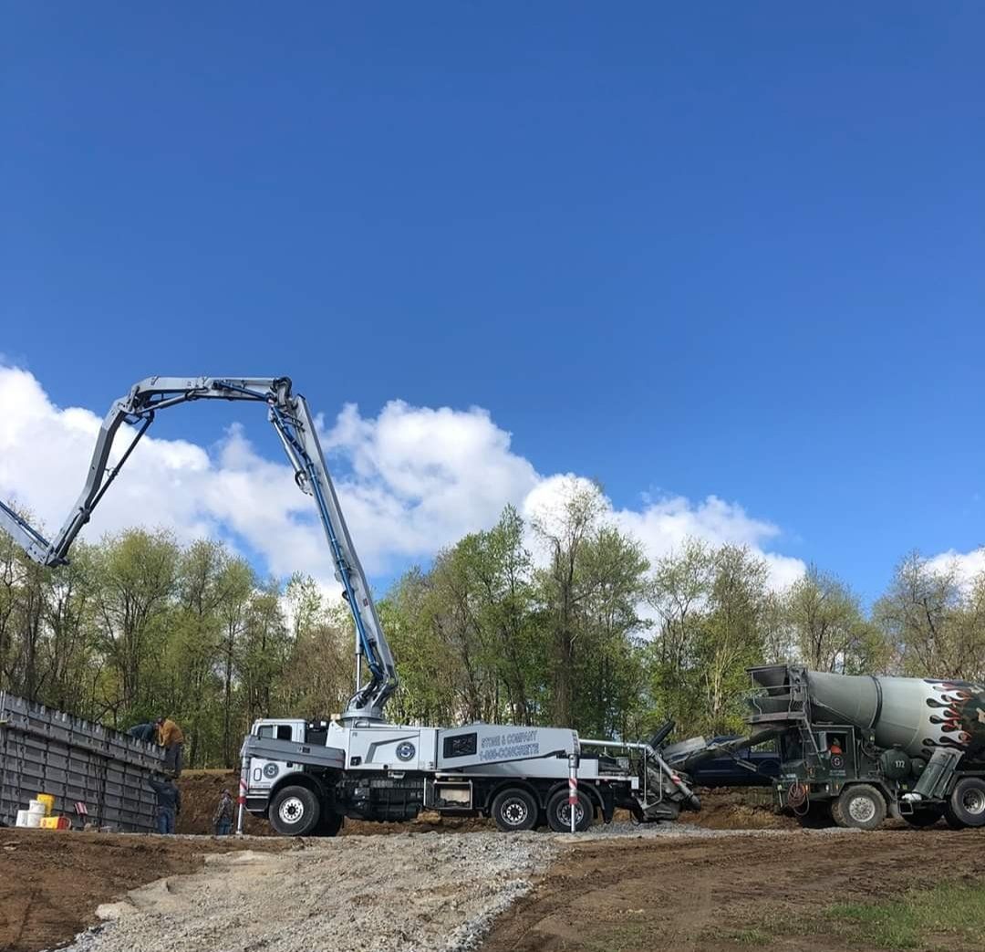 Concrete pumping