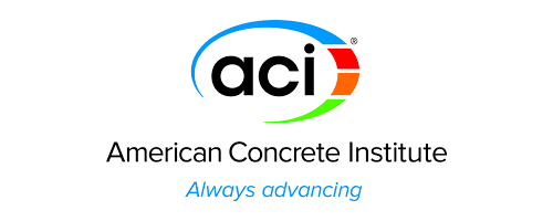 The logo for the American Concrete Institute is always advancing