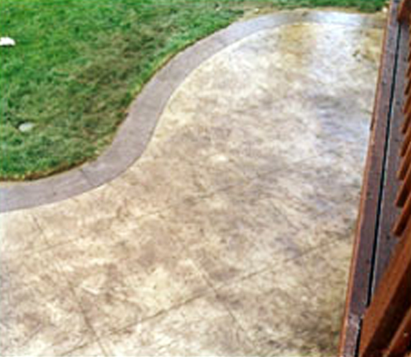Stamped concrete