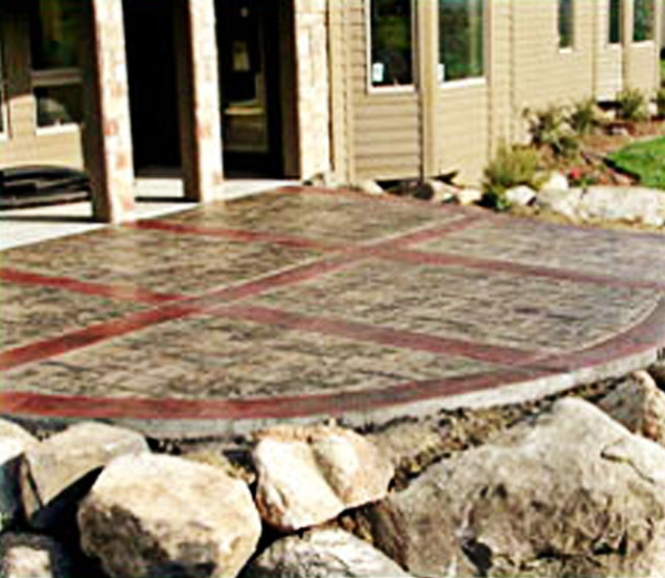Stamped concrete