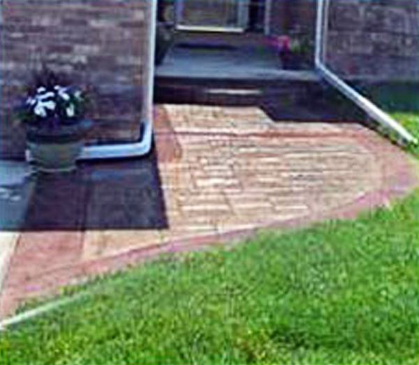 Stamped concrete