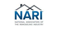 NARI logo in blue and gray with a roofline icon and the words “National Association of the Remodeling Industry”