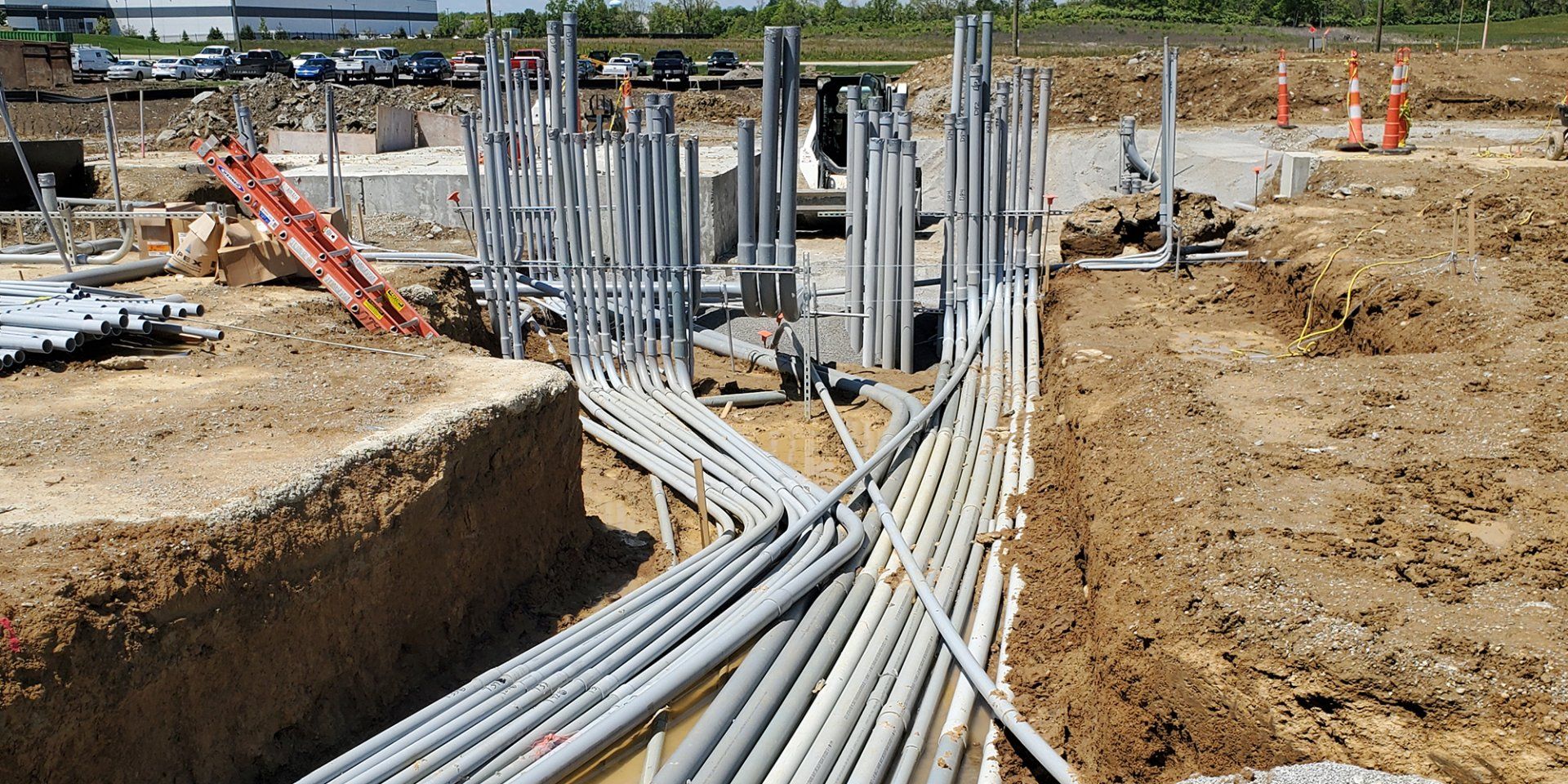 Utility excavation