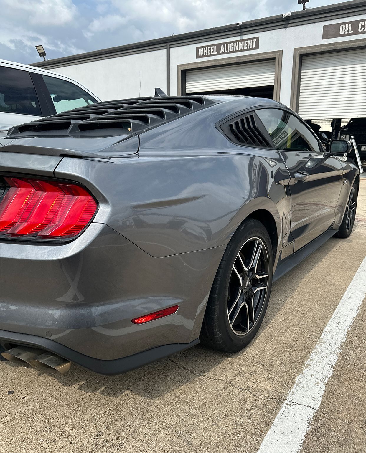 Mustang damage repair - after