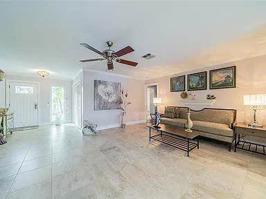 big square tiles flooring