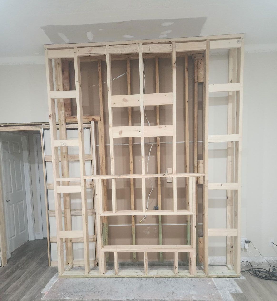 ongoing fireplace renovation