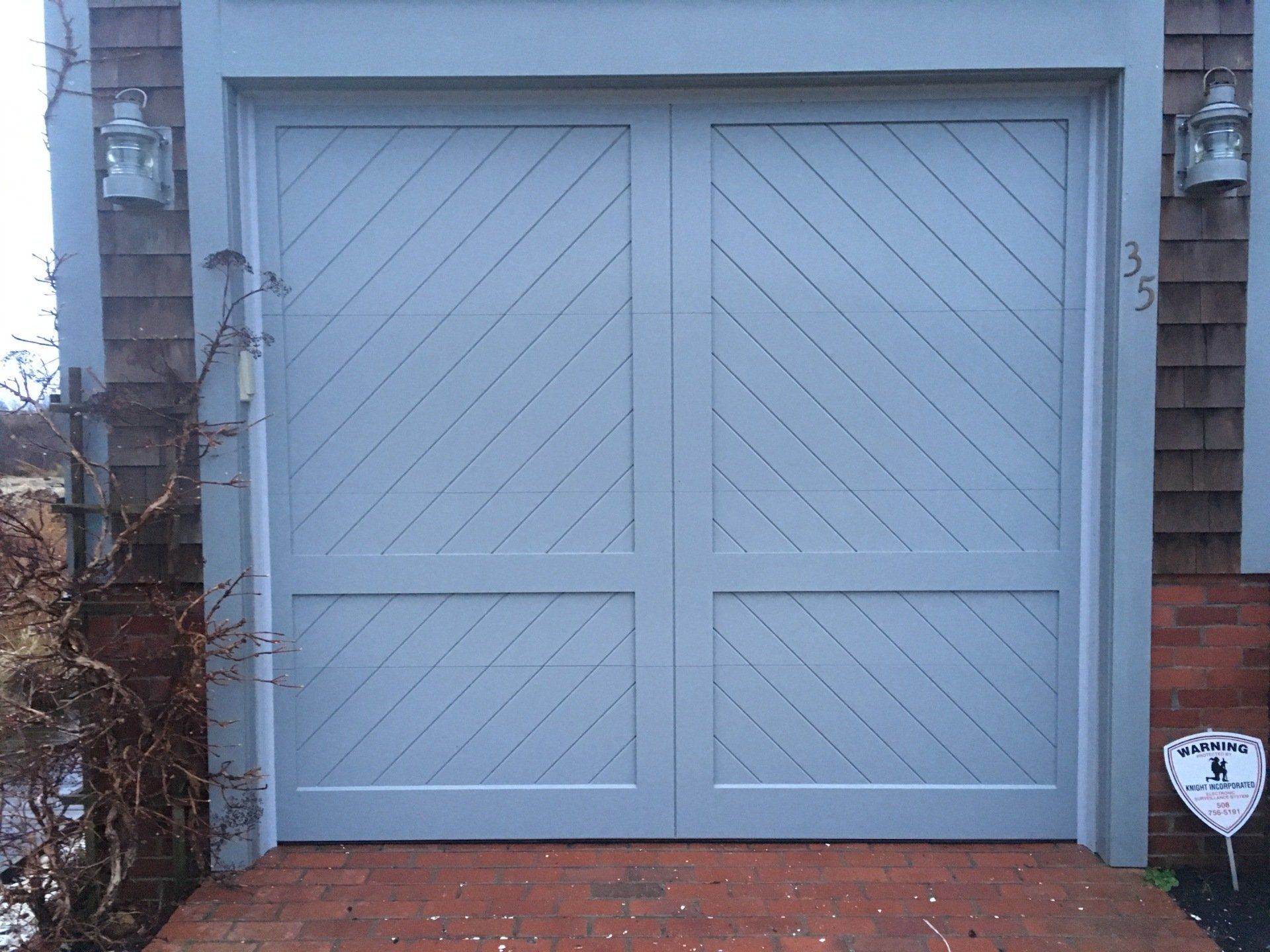 wood composite overlay white door