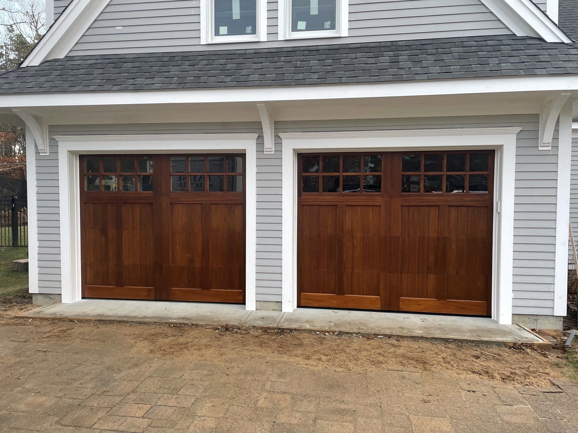 front door wood overlay double doors