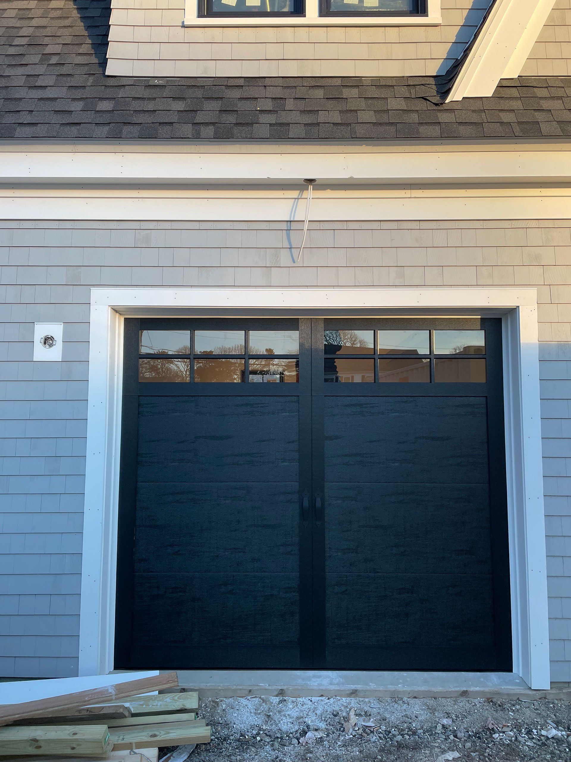 sleek garage doors
