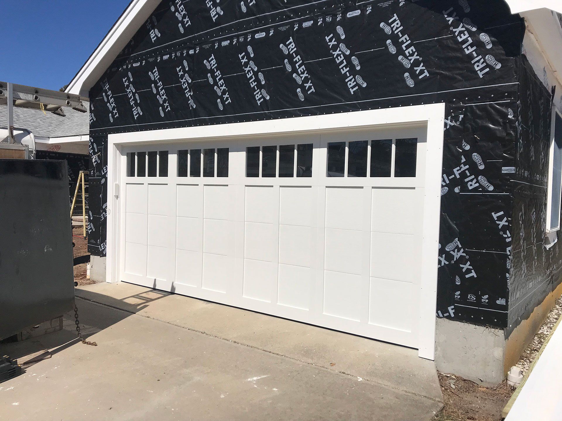 4-panel garage door