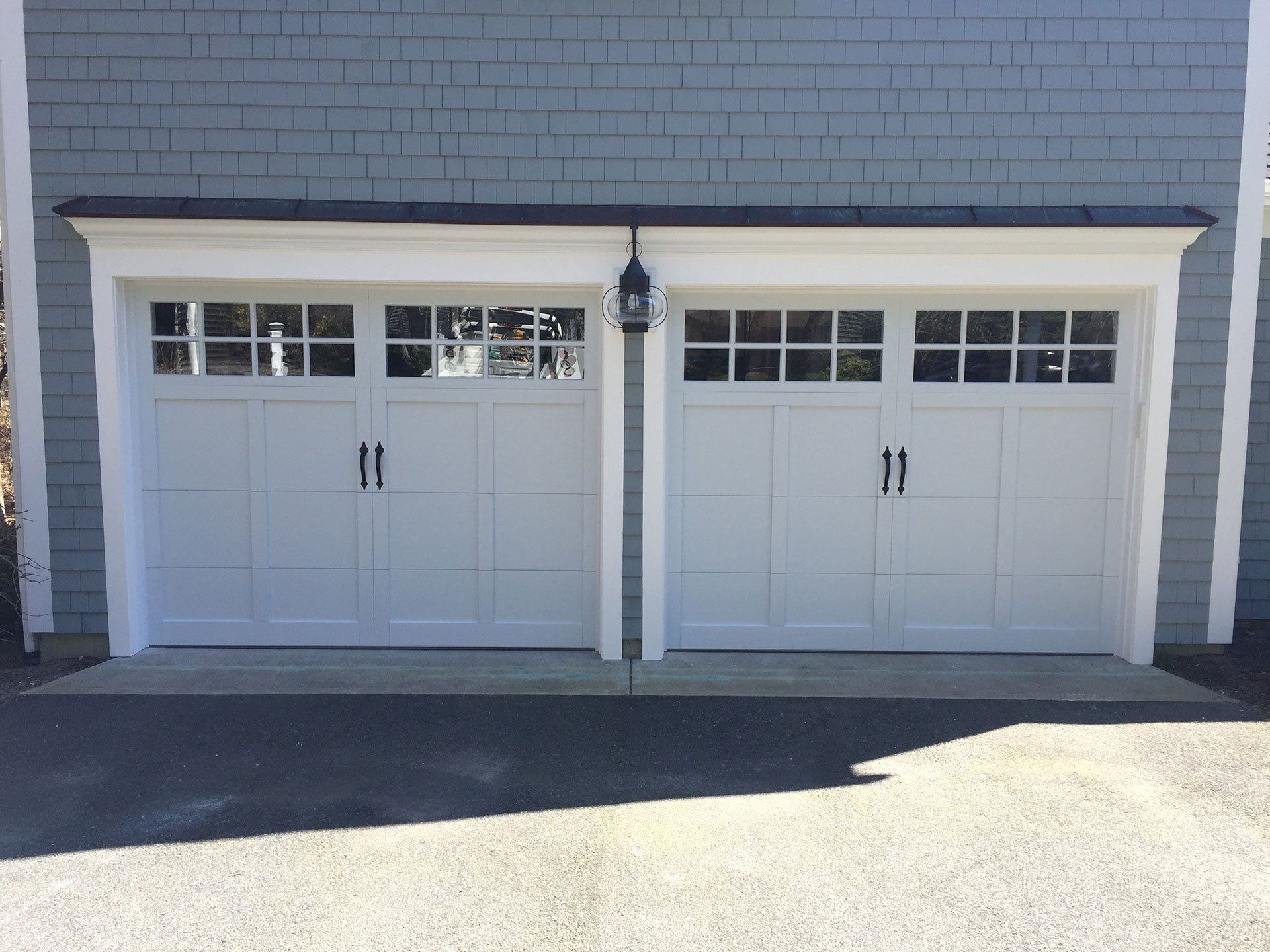 garage doors with beautiful details