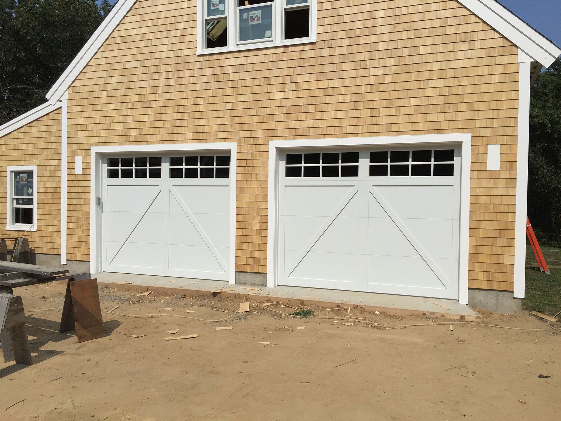 steel overlay garage door installation