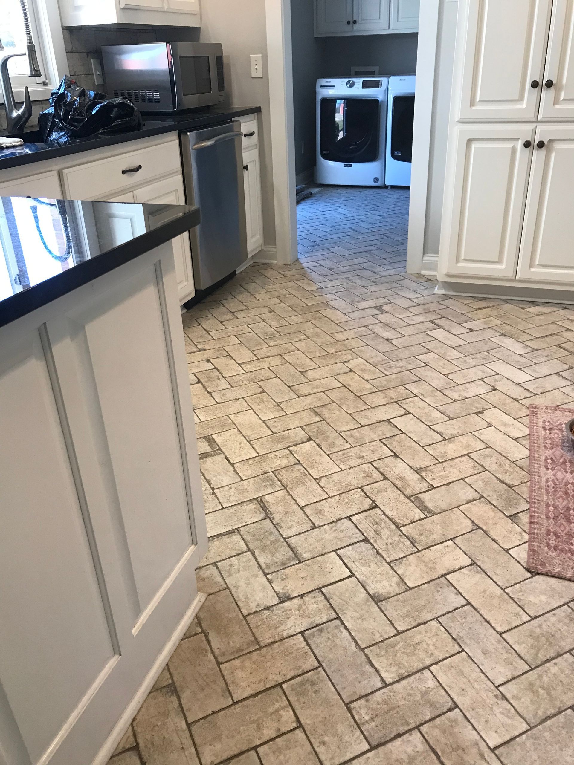 Tile flooring