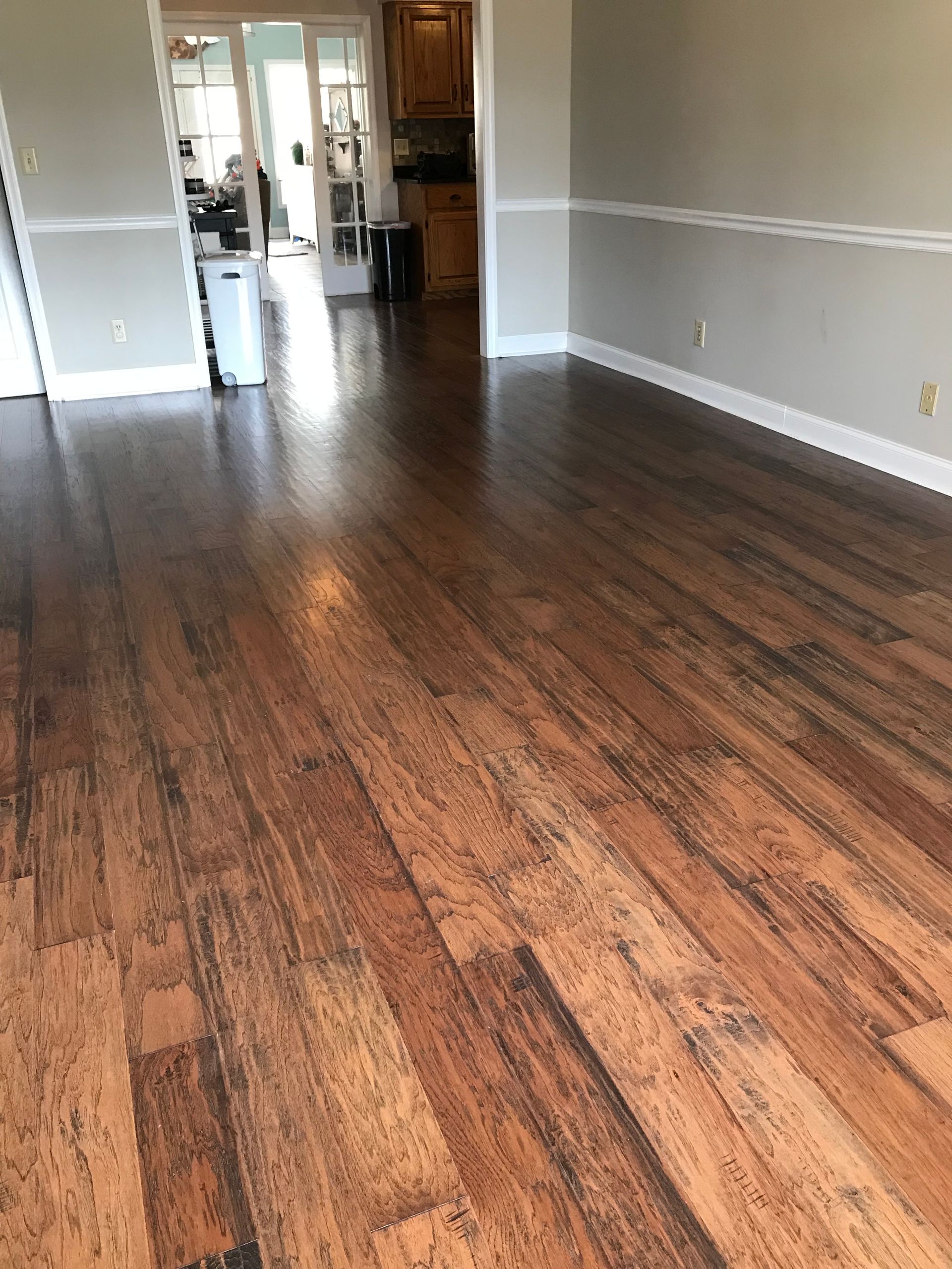 Laminated flooring