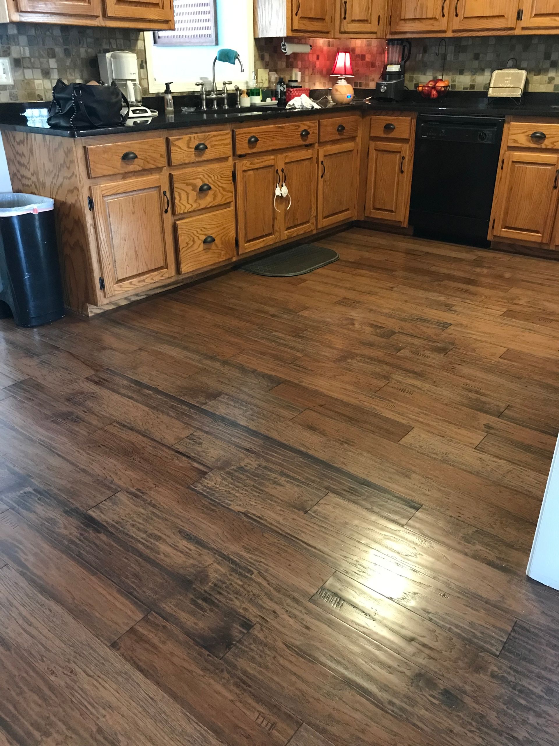 Laminated flooring