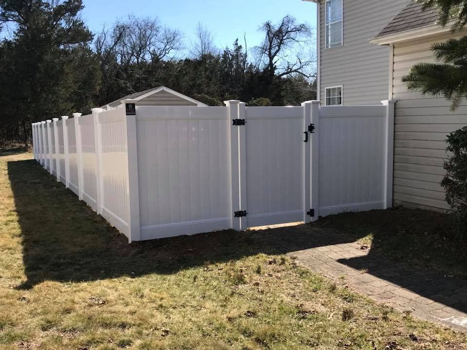 Vinyl fence