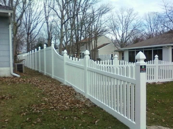 Vinyl fence