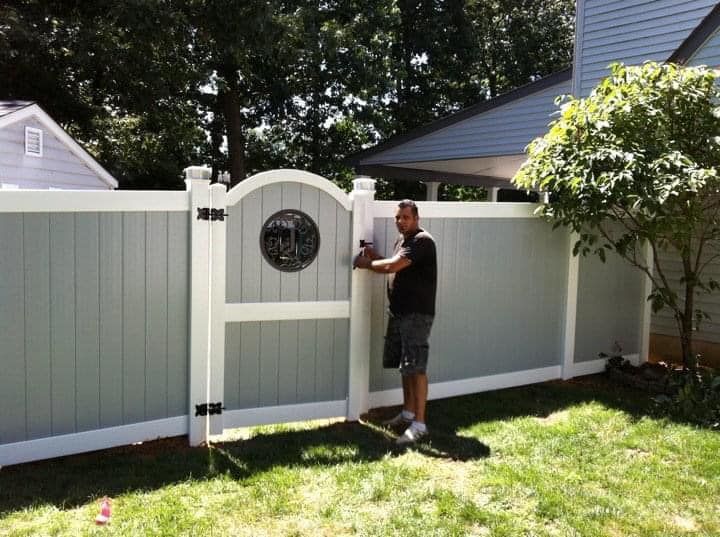Vinyl fence