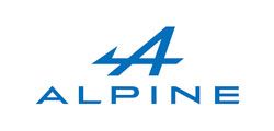 Alpine logo: blue 