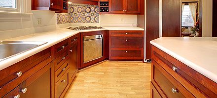 Kitchen hardwood floors