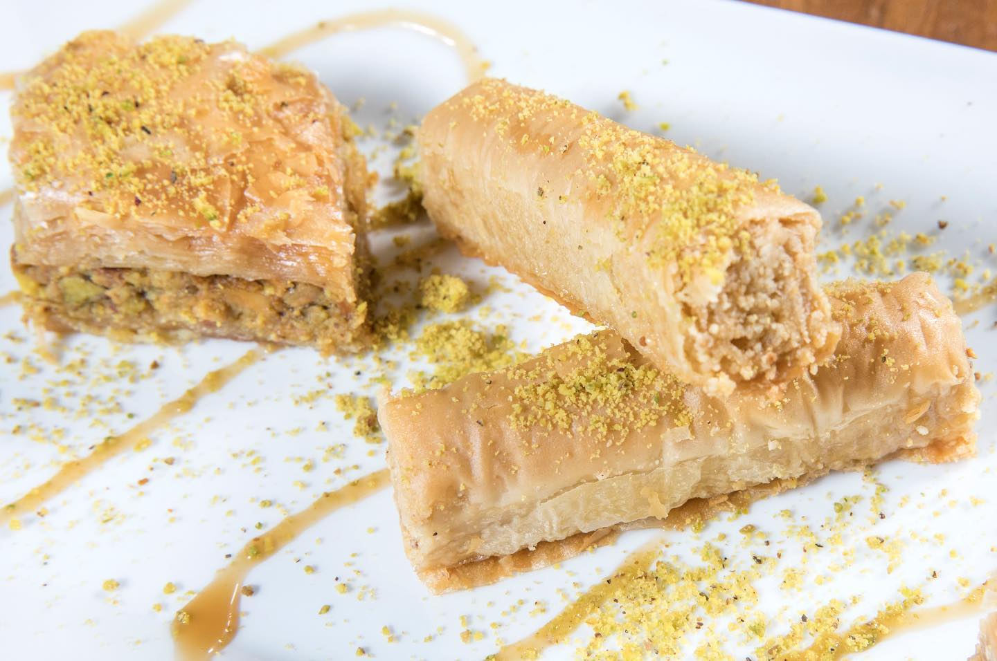 Baklava dish