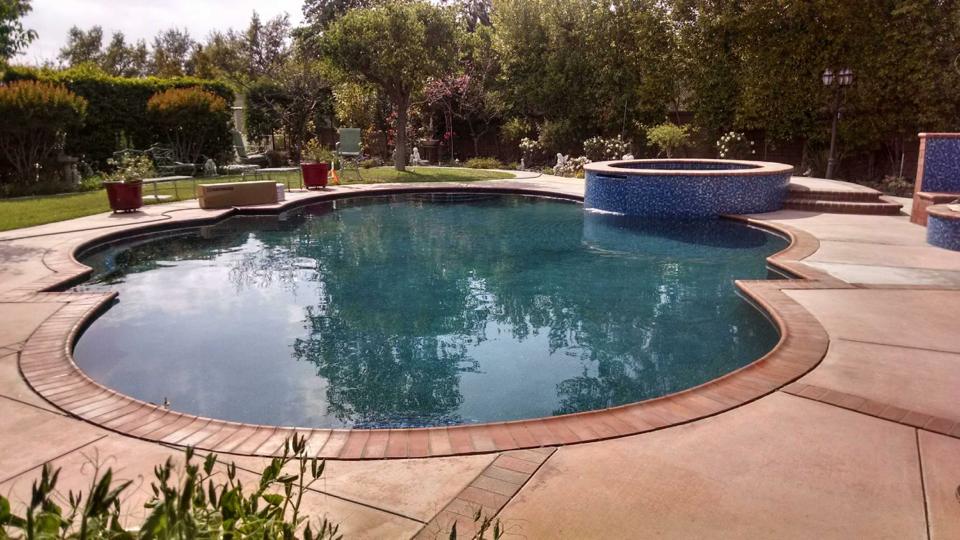 Luxury swimming pool