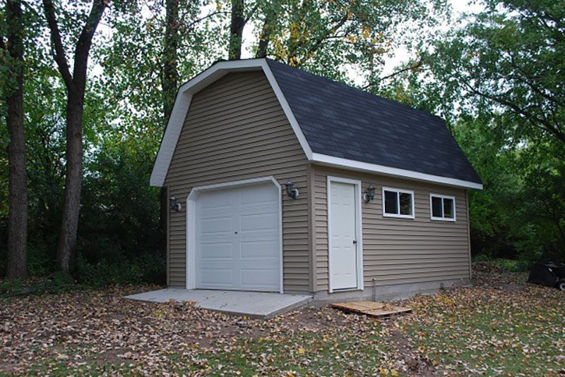 One-car garage