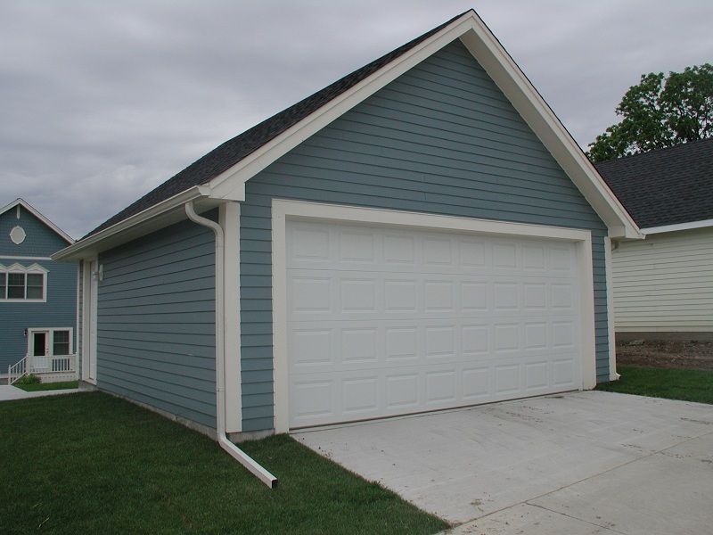Two-car garage