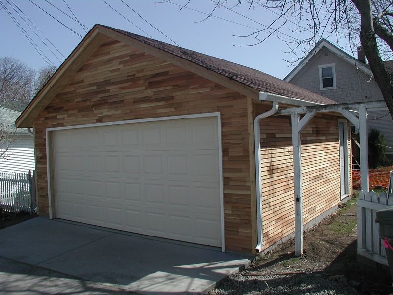 Two-car garage