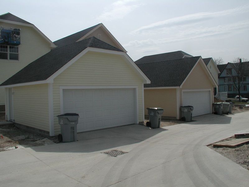 Two-car garage