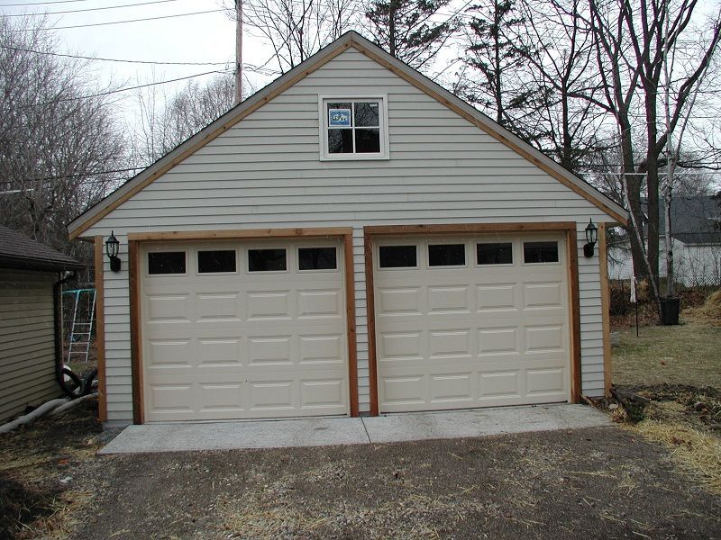 Two-car garage