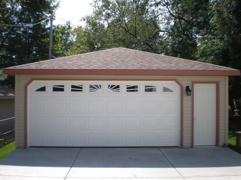 Two-car garage