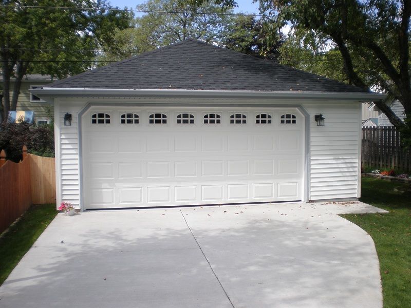 Two-car garage