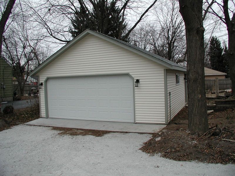 Two-car garage